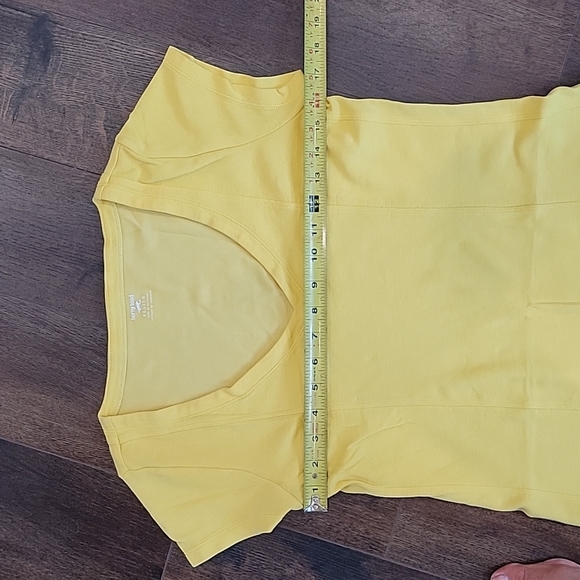Horny toad v neck cheery yellow a line casual everyday dress medium - Picture 10 of 13